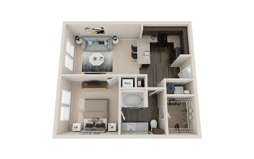 Newman Village Apartments Frisco Floor plan 3