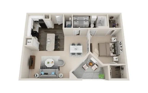 Newman Village Apartments Frisco Floor plan 7