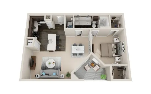 Newman Village Apartments Frisco Floor plan 8