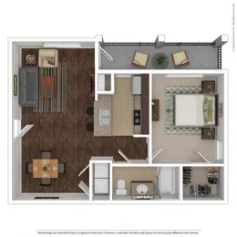 Orion McCord Park Apartments Floor Plan Dallas 2