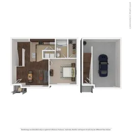 Orion McCord Park Apartments Floor Plan Dallas 3