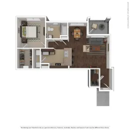 Orion McCord Park Apartments Floor Plan Dallas 4