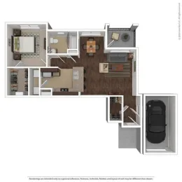 Orion McCord Park Apartments Floor Plan Dallas 5