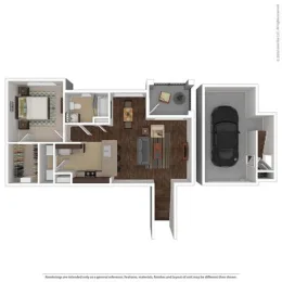 Orion McCord Park Apartments Floor Plan Dallas 6