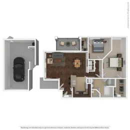 Orion McCord Park Apartments Floor Plan Dallas 9