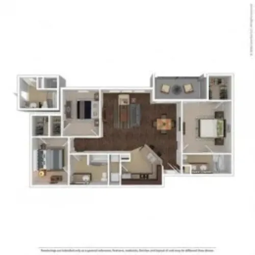 Orion Prosper Apartments FloorPlan 5