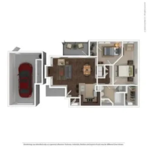 Orion Prosper Lakes Apartments FloorPlan 6