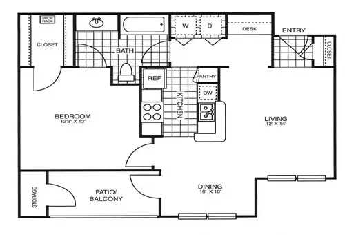 Park at Rolling Hills DeSoto Floorplan 1