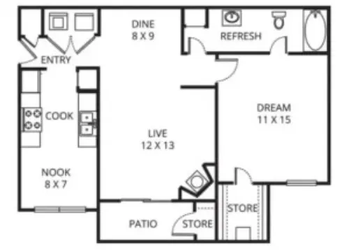 Prestonwood Hills Plano FloorPlan 2