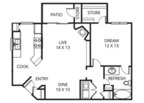 Prestonwood Hills Plano FloorPlan 3
