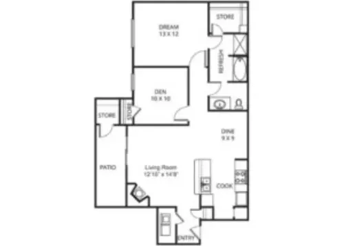 Prestonwood Hills Plano FloorPlan 4