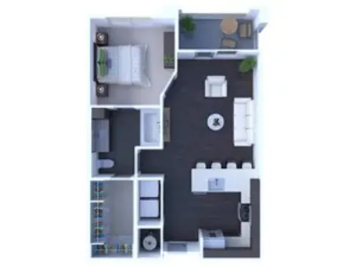 Prosper Elms Apartments FloorPlan 1