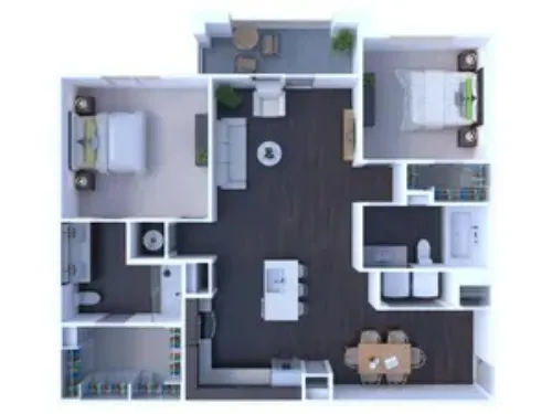 Prosper Elms Apartments FloorPlan 7