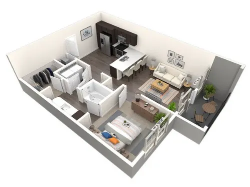 Regency Park Residences McKinney FloorPlan 1