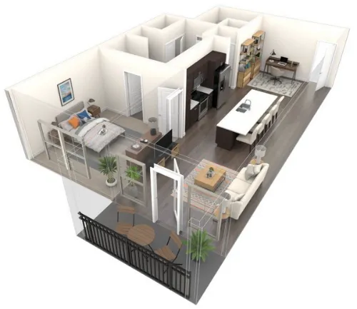 Regency Park Residences McKinney FloorPlan 6