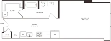 Residences at 6G FloorPlan 1