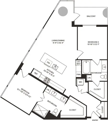 Residences at 6G FloorPlan 14