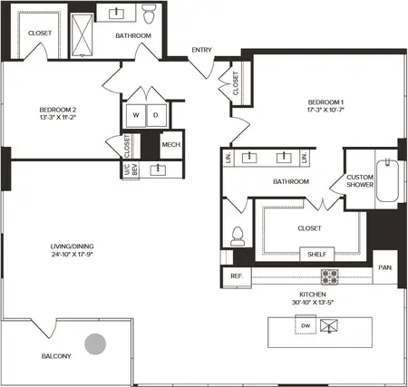 Residences at 6G FloorPlan 21