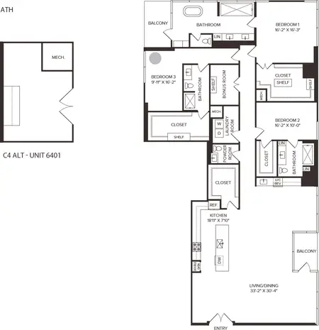 Residences at 6G FloorPlan 28
