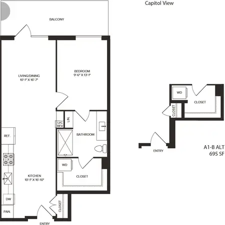 Residences at 6G FloorPlan 3