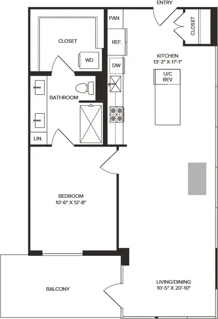 Residences at 6G FloorPlan 6