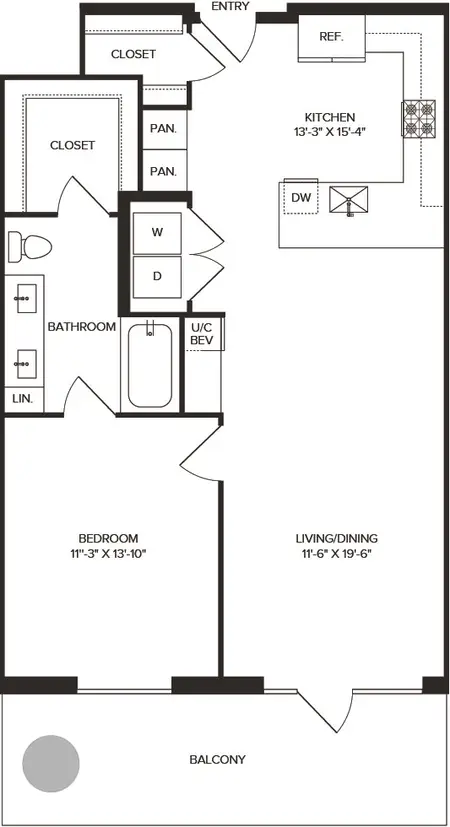 Residences at 6G FloorPlan 8