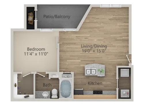 Riachi at One21 Floor plan 1