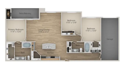 Riachi at One21 Floor plan 21