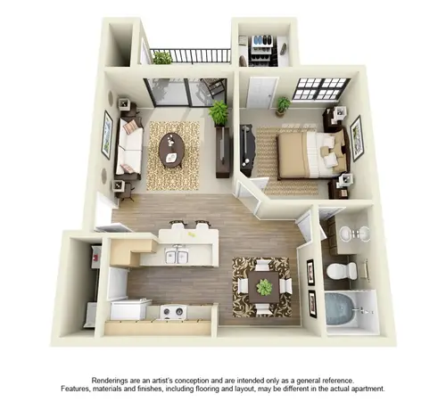 Saxony at Chase Oaks Floorplan 1