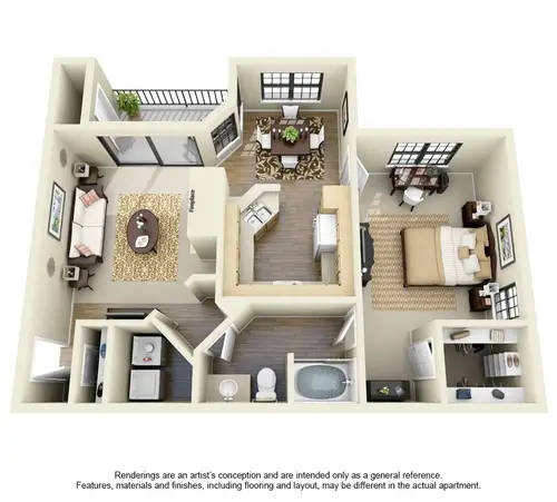 Saxony at Chase Oaks Floorplan 3
