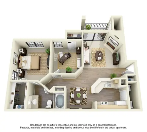 Saxony at Chase Oaks Floorplan 4