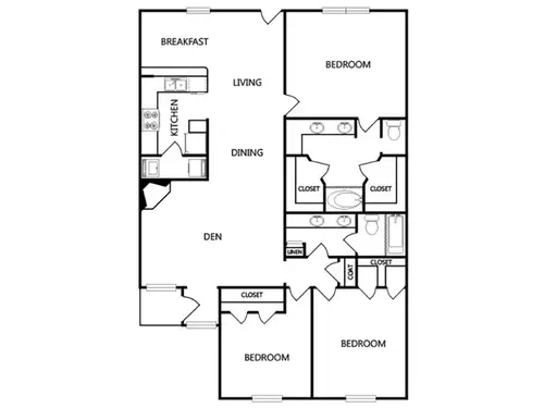 Shiloh Park Townhomes Plano Floorplan 5