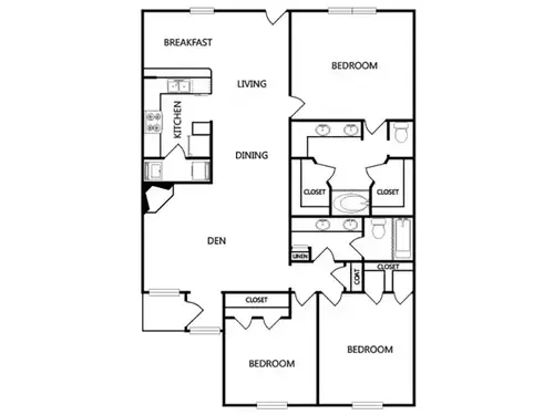 Shiloh Park Townhomes Plano Floorplan 6