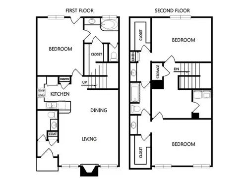 Shiloh Park Townhomes Plano Floorplan 8
