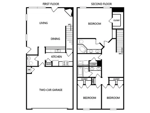 Shiloh Park Townhomes Plano Floorplan 9