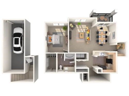 Somerset at Spring Creek Floor plan 1