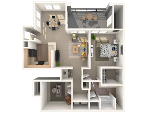 Somerset at Spring Creek Floor plan 3