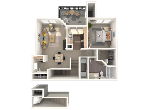 Somerset at Spring Creek Floor plan 4