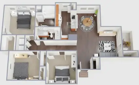 Sotol Riverside Apartments FloorPlan 2