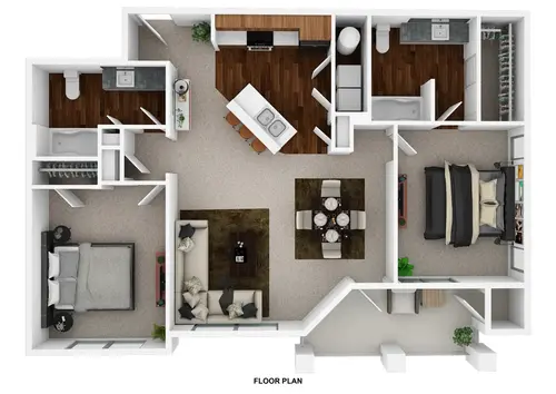 The Abigail Apartments DeSoto Floorplan 4
