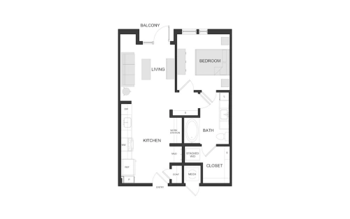 The Annabel at Assembly Park Floorplan 1