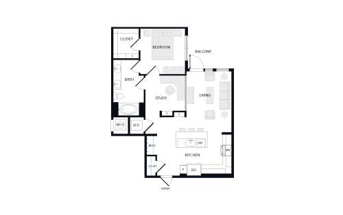 The Annabel at Assembly Park Floorplan 25