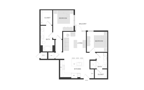 The Annabel at Assembly Park Floorplan 40
