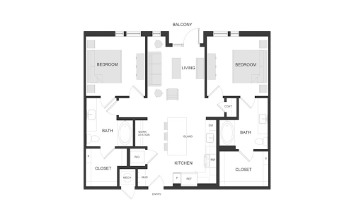 The Annabel at Assembly Park Floorplan 45
