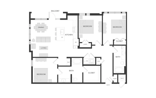 The Annabel at Assembly Park Floorplan 57