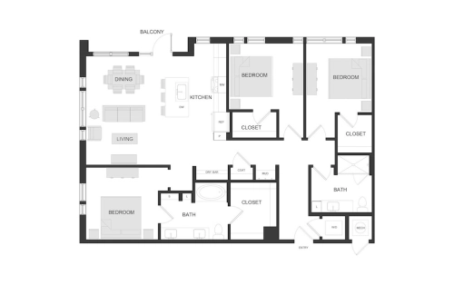 The Annabel at Assembly Park Floorplan 58