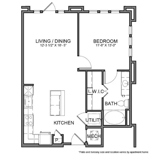 The Beacon Apartments Plano Floor plan 14