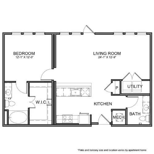 The Beacon Apartments Plano Floor plan 19