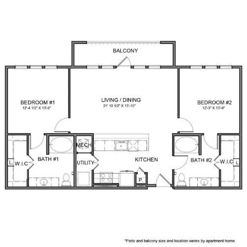 The Beacon Apartments Plano Floor plan 29