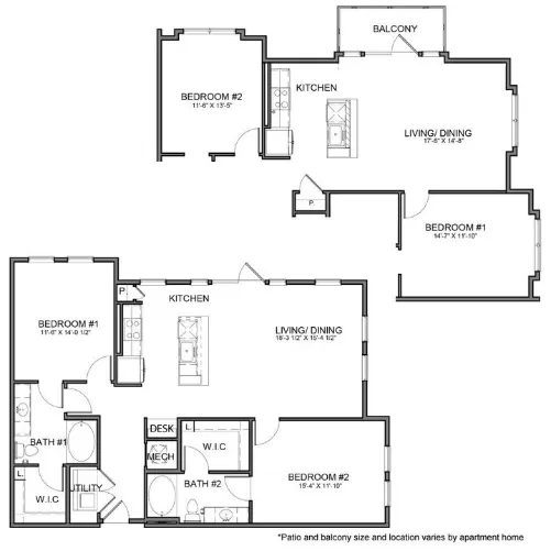 The Beacon Apartments Plano Floor plan 30